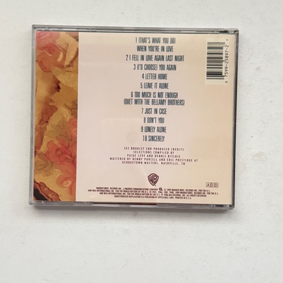 The Forester Sisters Greatest Hits CD, Warner Bros. Records, 1989 - Picture 2 of 4